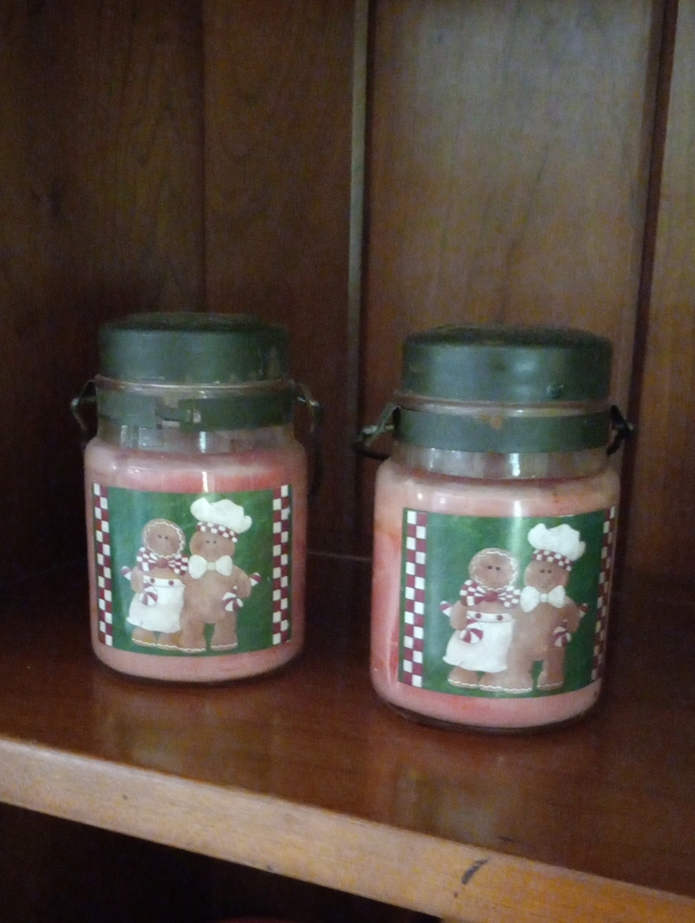 McCall’s Country Canning Gingerbread Scented Jar Candles - Set of 2